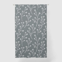 White Wild flower pattern 