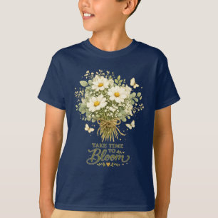 White Wildflower Bouquet T-Shirt