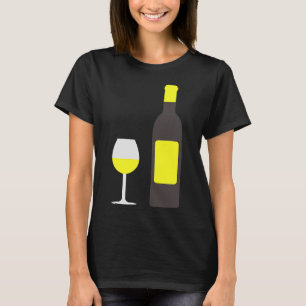 White Wine Chardonnay Drink Drinking T-Shirt