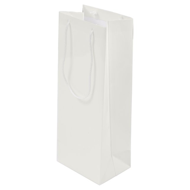 White Wine Gift Bag (Front Angled)