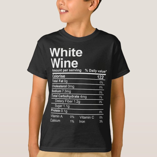 white wine T-Shirt (Front)