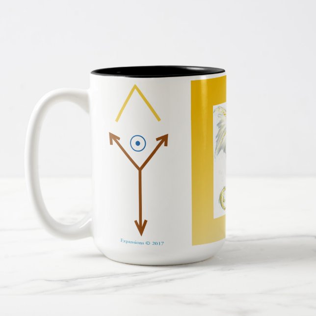 White Winged Dragon Mug (Left)