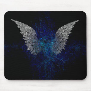 White wings mouse mat