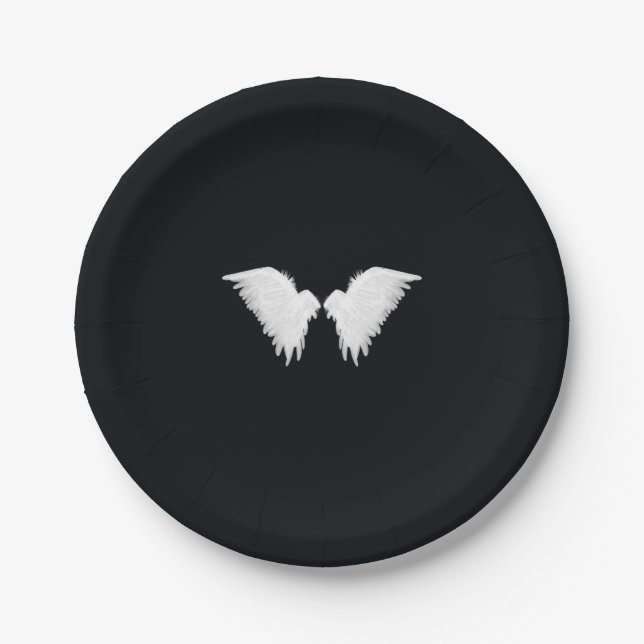 White Wings Paper Plates (Front)
