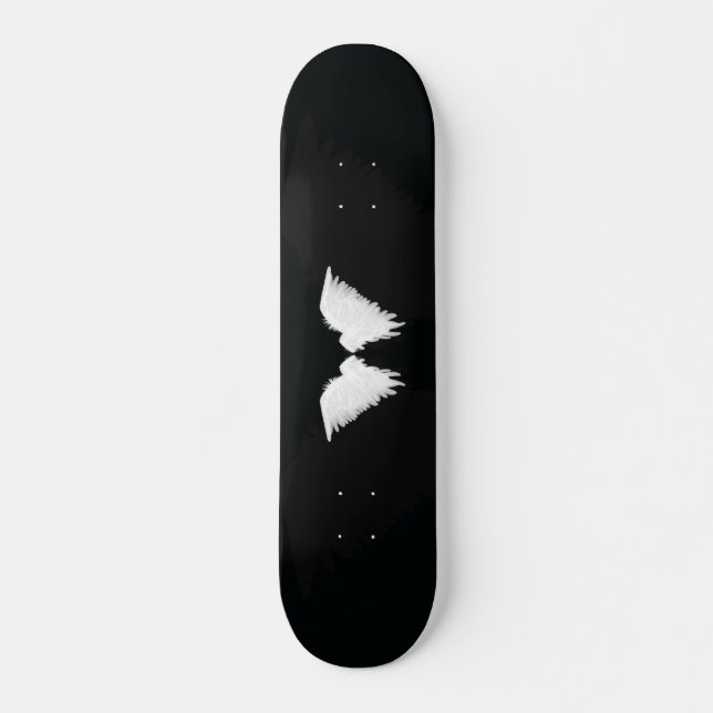 White Wings Skateboard (Front)