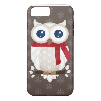 White Winter Owl iPhone 8 Plus/7 Plus Case