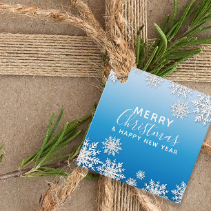 White Winter Papercut Origami Snowflakes Ornaments Favour Tags