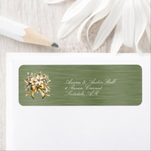 White Winterberry Wedding Invitation