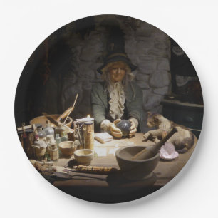 White Witch's Kitchen Museum, Witchcraft & MAGICK Paper Plate