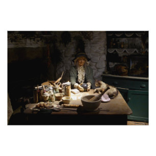 White Witch's Kitchen Museum, Witchcraft & MAGICK Photo Print