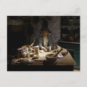 White Witch's Kitchen Museum, Witchcraft & MAGICK Postcard