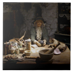 White Witch's Kitchen Museum, Witchcraft & MAGICK Tile