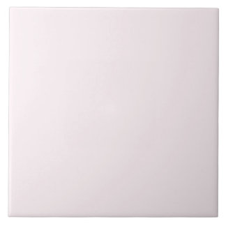 White with a touch of pink Ceramic Tile. Tile