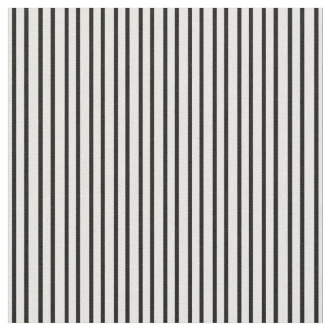 white with black stripes fabric (Close Up)