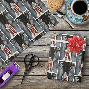 White Wizard Oak Tree Fantasy Wrapping Paper