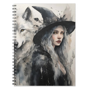 White Wolf and witch  Notebook