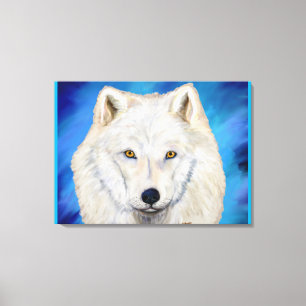 White Wolf Canvas Print
