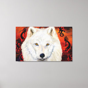 White Wolf Canvas Print