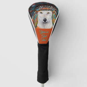 White Wolf Golf Head Cover