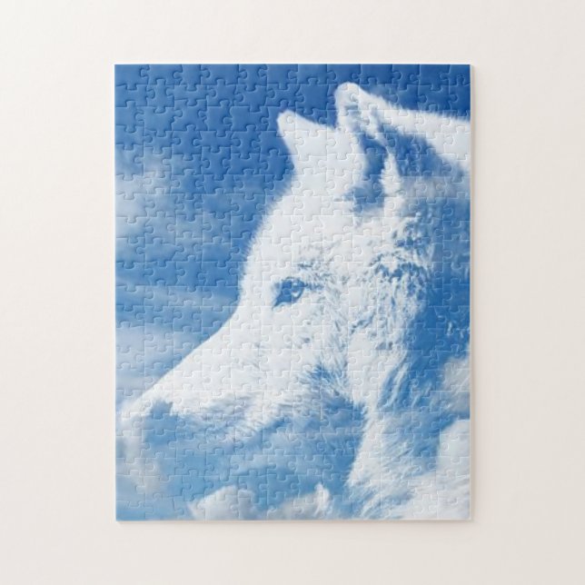 White Wolf Jigsaw Puzzle (Vertical)