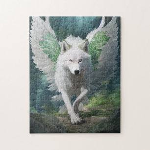 White Wolf Jigsaw Puzzle
