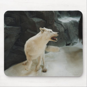 White Wolf Mouse Mat