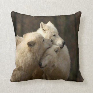 White Wolf Pack Cushion