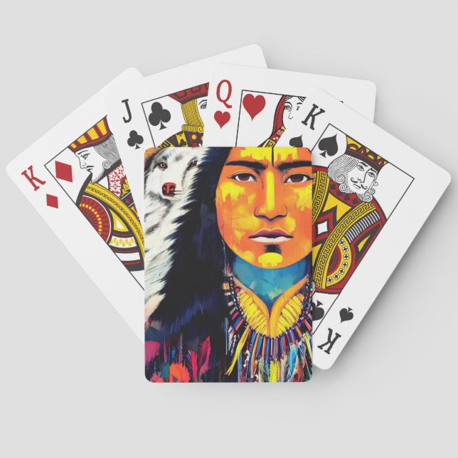 White Wolf Playing Cards (Back)