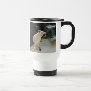 White Wolf Travel Mug