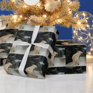 White Wolf Wrapping Paper