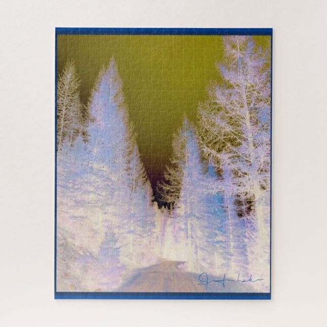 White Wonderland Jigsaw Puzzle (Vertical)