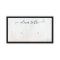 White Wood Black Border Earring Display Holder
