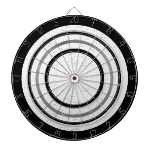 White Wood Texture Custom Dart Board