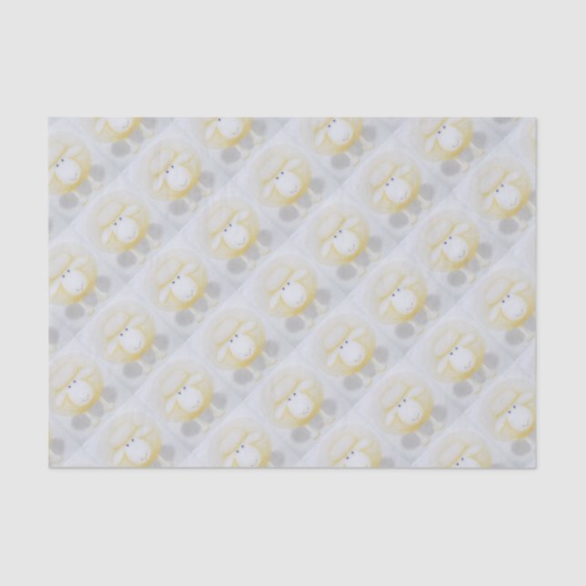 White Woolly Sheep For Ewe Tissue Paper (Front)