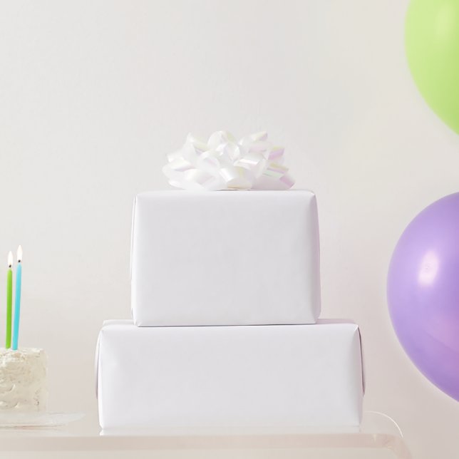 White Wrapping Paper (Party Gifts)