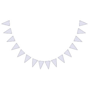 White wrapping paper with a subtle, repeating patt bunting 
