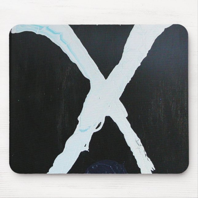 WHITE X MOUSE MAT (Front)