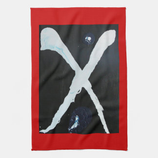 WHITE X TEA TOWEL