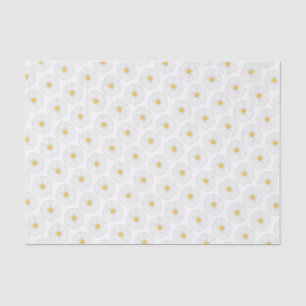White Yellow Daisy Flower Floral Garden Party Tissue Paper