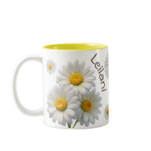 White & Yellow Daisy Personalised Bliss