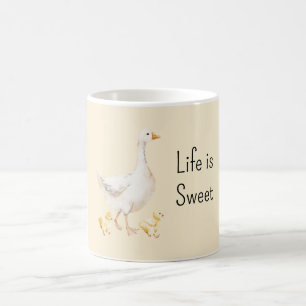 White Yellow Ducks Coffee Mug