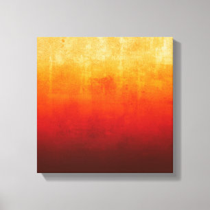 White Yellow Orange Red rustic Abstract Canvas Print
