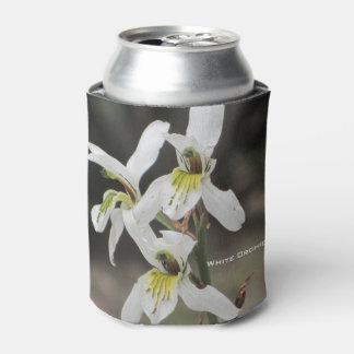 White Yellow Orchid Beverage Cooler