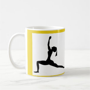 White / Yellow Style: Classic Mug/ Coffee Cup