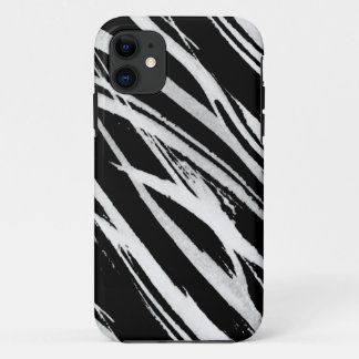 white zebra iPhone 11 case