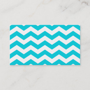 White Zig Zag Business Card