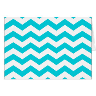 White Zig Zag Card