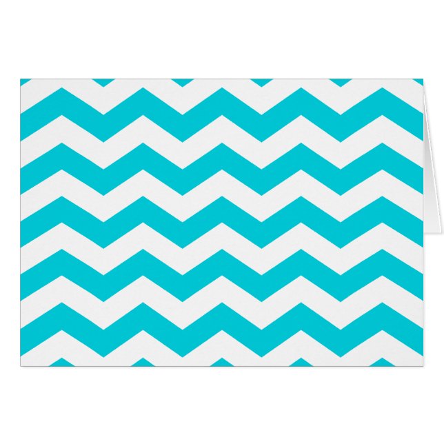 White Zig Zag Card (Front Horizontal)