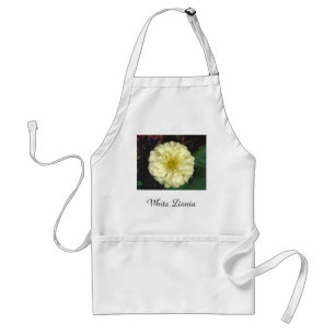White Zinnia Standard Apron