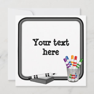 Whiteboard Cards, Customise your text